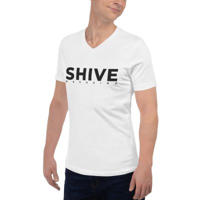 Unisex Shive Short Sleeve V-Neck T-Shirt